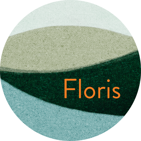 Sluitzegel landschap naam blauw | 25 stuks